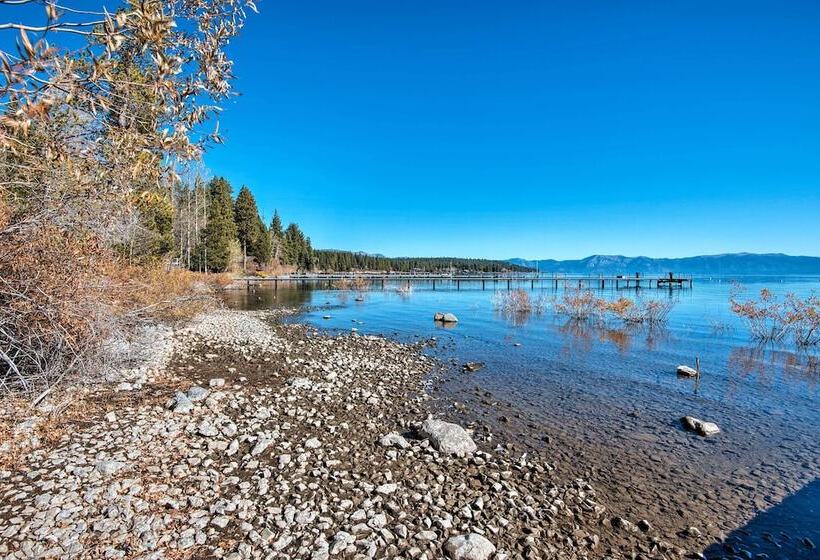 Modern Lakeside Cabin: Walk To Dock & Tahoe City