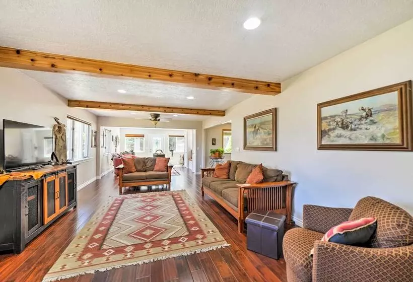 Spacious Mancos Home W/ Furnished Deck & Yard!