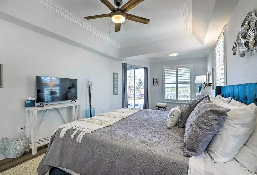 Heated Pool/spa & Dock: Apollo Beach Home On Canal