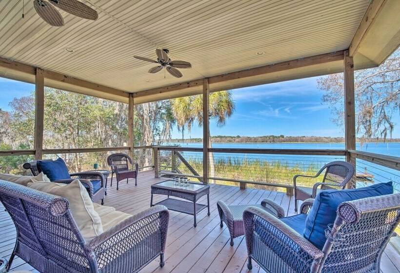Lakefront Crystal River Home W/ Private Dock!