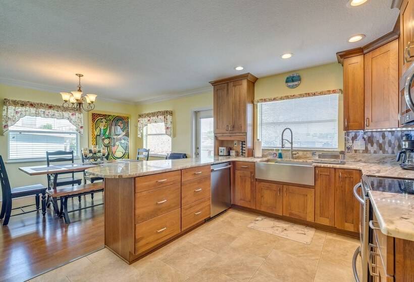 Spacious Canalfront Home W/ Pool ~ 1/2 Mi To Beach