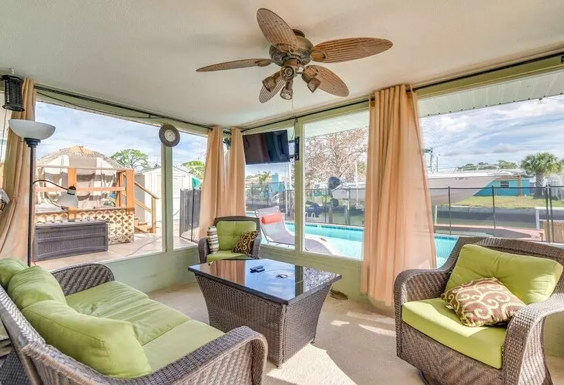 Spacious Canalfront Home W/ Pool ~ 1/2 Mi To Beach