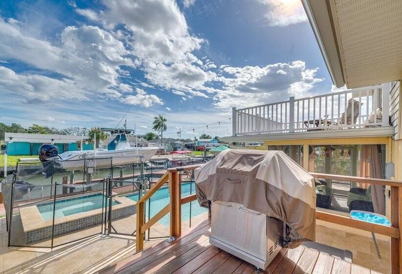 Spacious Canalfront Home W/ Pool ~ 1/2 Mi To Beach