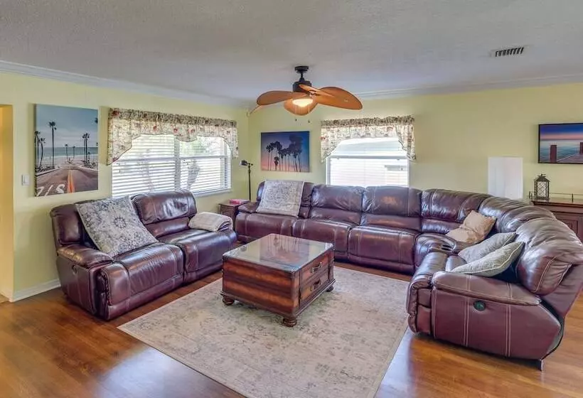 Spacious Canalfront Home W/ Pool ~ 1/2 Mi To Beach