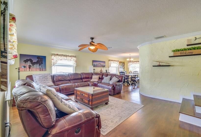 Spacious Canalfront Home W/ Pool ~ 1/2 Mi To Beach