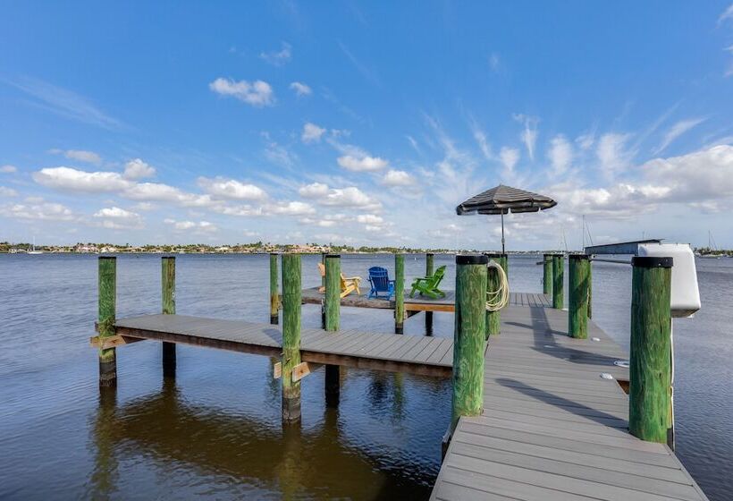Waterfront Stuart Oasis W/ Hot Tub & Dock!