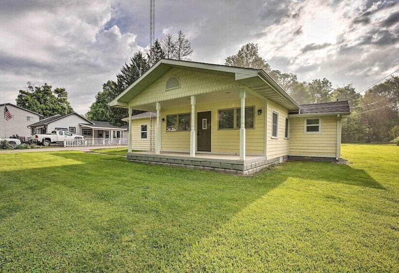 Chic Watervliet Digs   Walk To Paw Paw Lake!