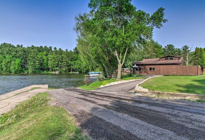 Lakefront Eau Galle Home W/ Hot Tub & Fire Pit