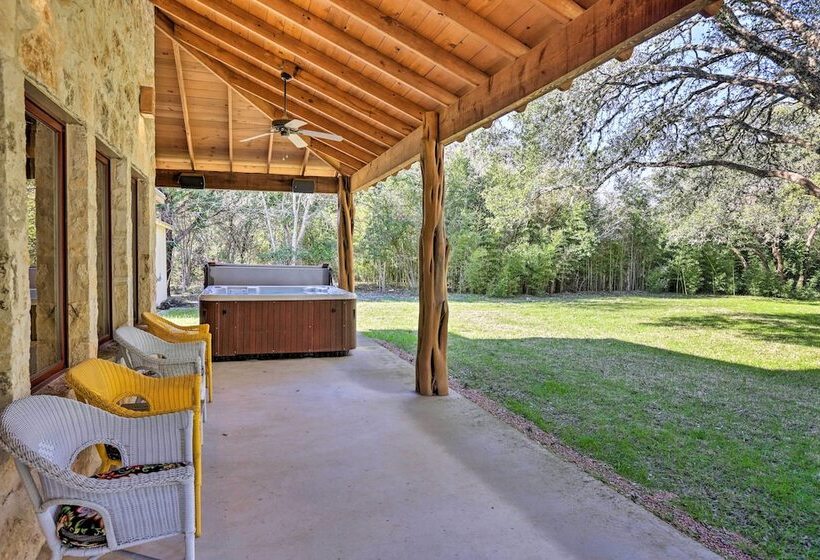 Riverfront Blanco Home W/ Shaded Porch + Hot Tub