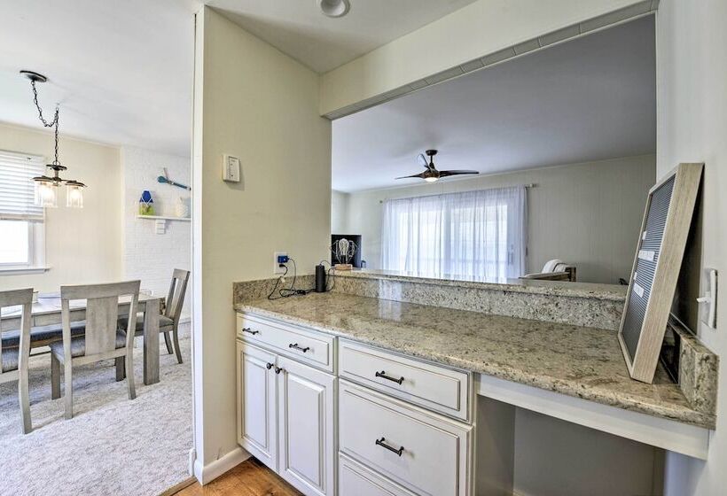 Waterfront Brigantine Home, Walk To Beach!