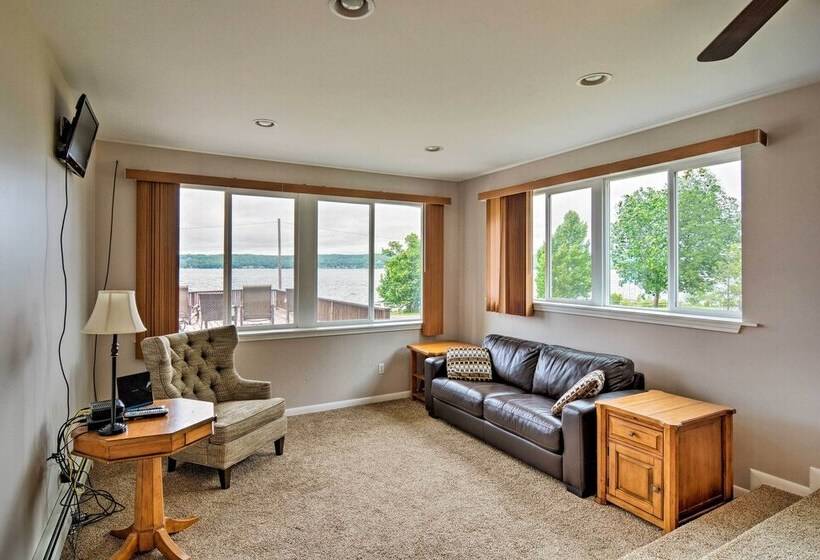 Lakefront Boyne Home W/ Deck, Walk To Downtown!