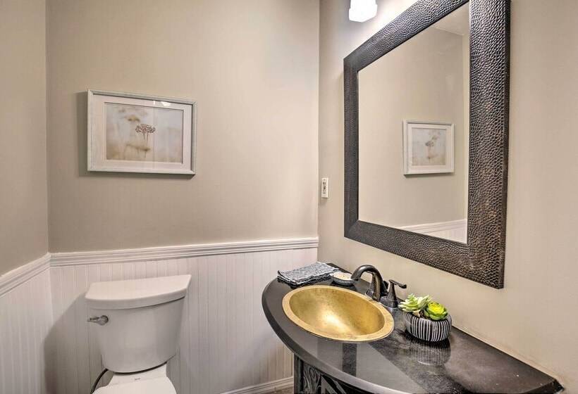 Overland Park Home W/ Deck & Waterfall Pond!