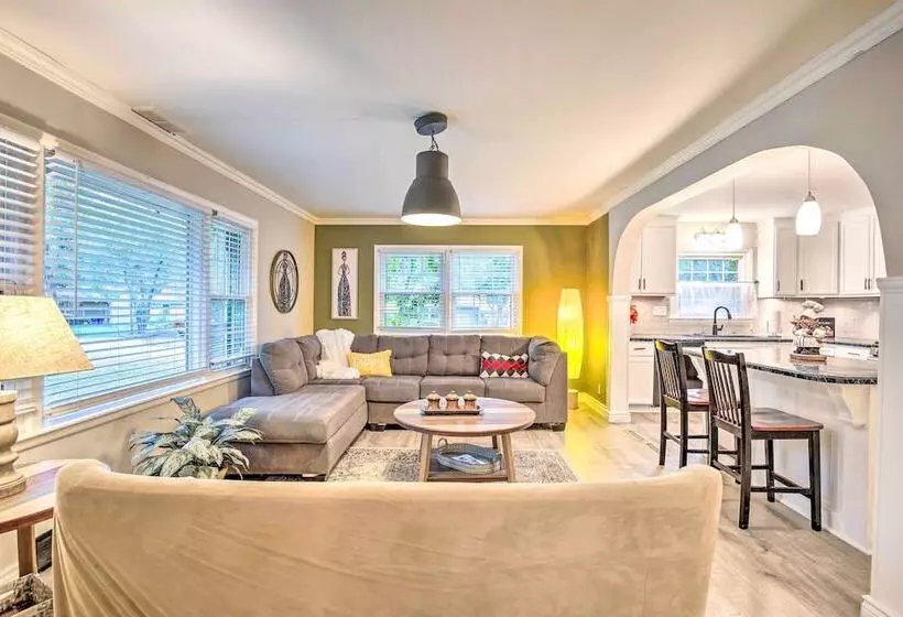 Overland Park Home W/ Deck & Waterfall Pond!