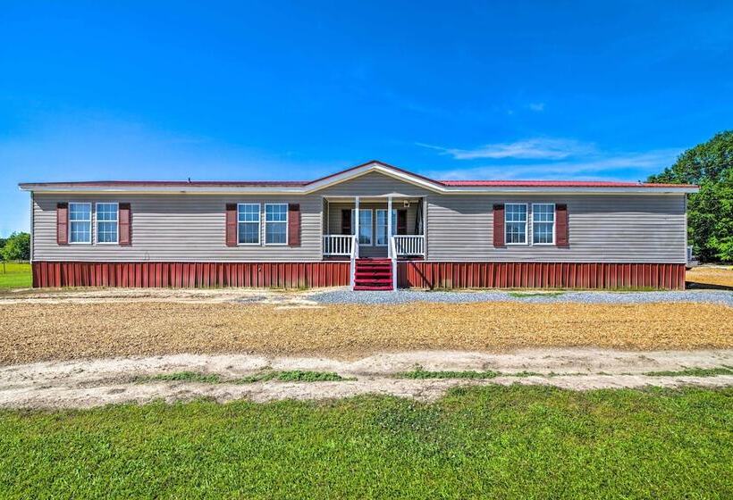 Relaxing Prairie Home, 29 Mi To Starkville!