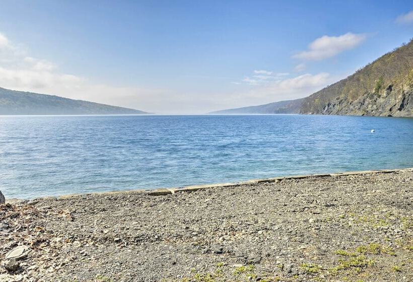 Skaneateles Lake Home: Water Views & Private Beach