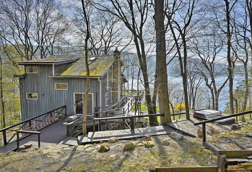 Skaneateles Lake Home: Water Views & Private Beach