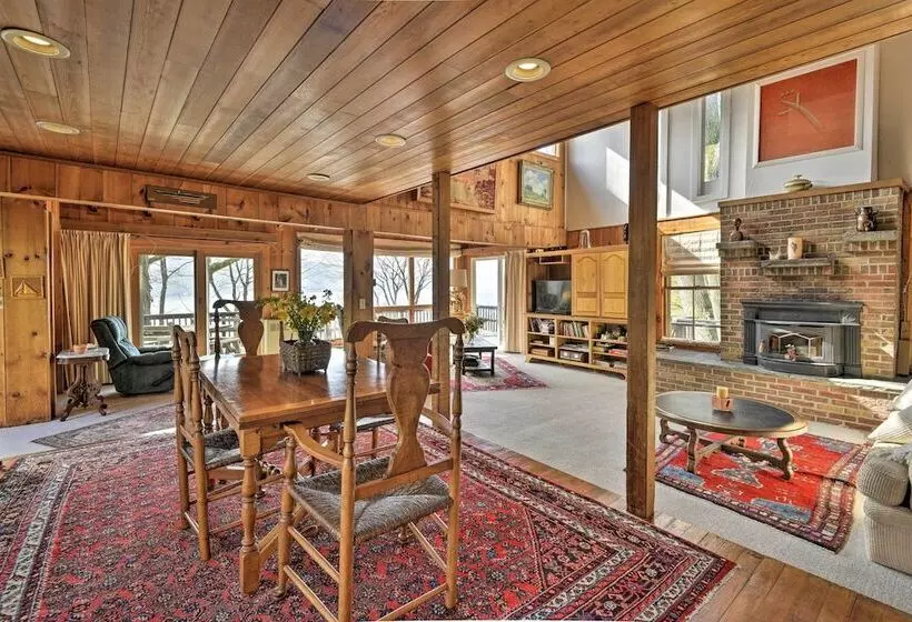 Skaneateles Lake Home: Water Views & Private Beach