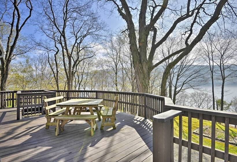 Skaneateles Lake Home: Water Views & Private Beach