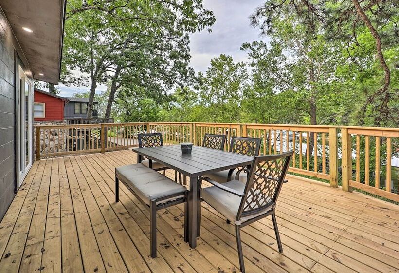 Updated Lakefront Cabin W/ Deck & Boat Dock!