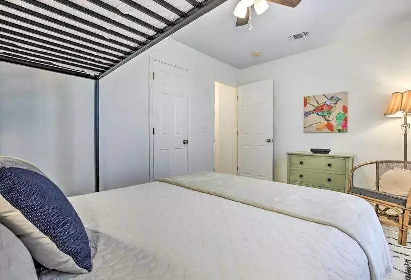 Waterfront Bay St Louis Oasis W/ Deck & Dock!