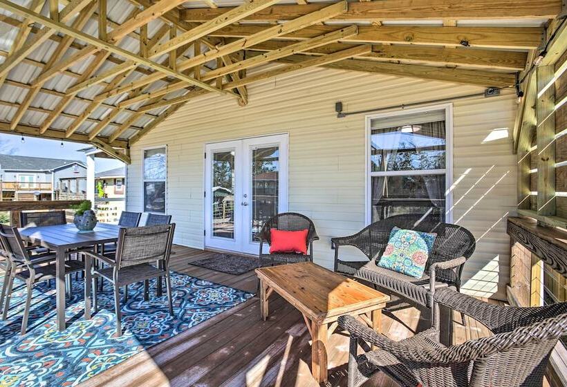 Waterfront Bay St Louis Oasis W/ Deck & Dock!