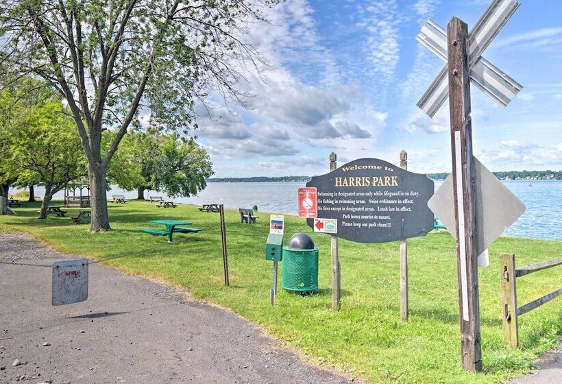 Lakefront Cayuga Retreat W/ Private Deck & Hot Tub