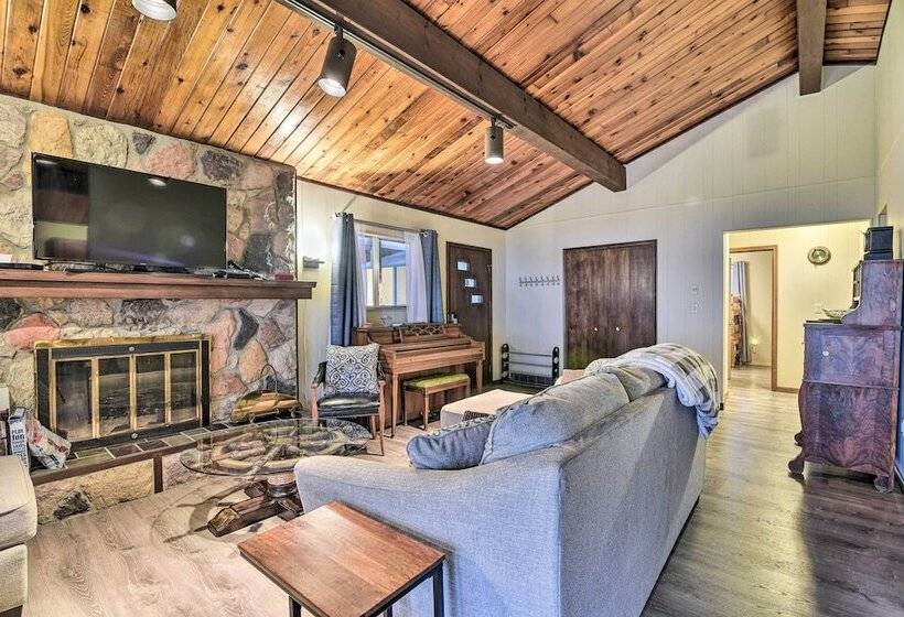 Lakefront Forestville Paradise W/ Private Beach!