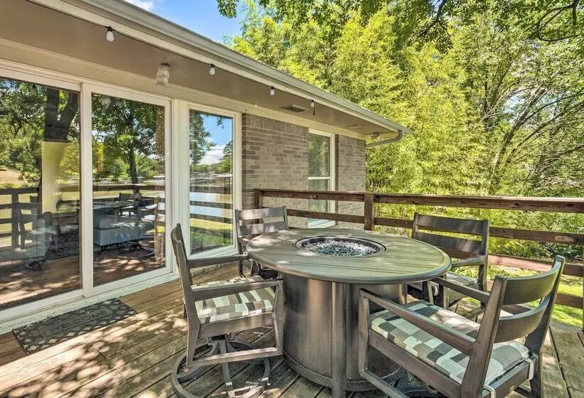 Updated Deck & Dock: Lakefront Home In Hot Springs