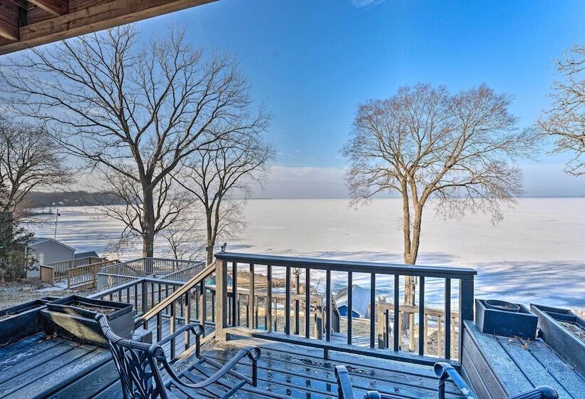 Lakefront Home W/ Gorgeous Sunsets, Kayaks, & Pier