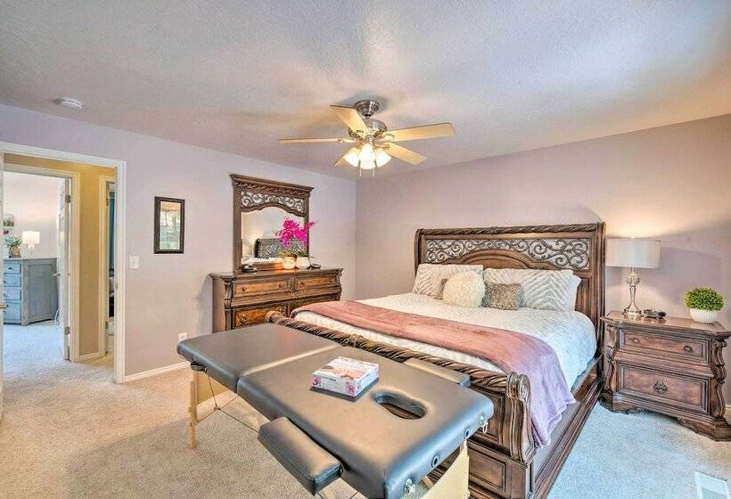 Layton Cabin/spa With Private Sauna & Hot Tub!