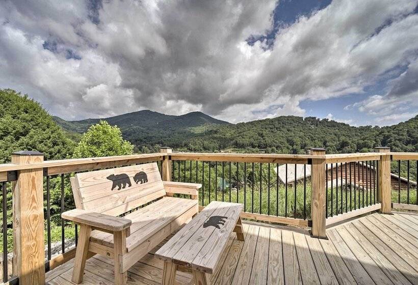 Luxe Log Cabin W/ Modern Finishes & Mtn Views