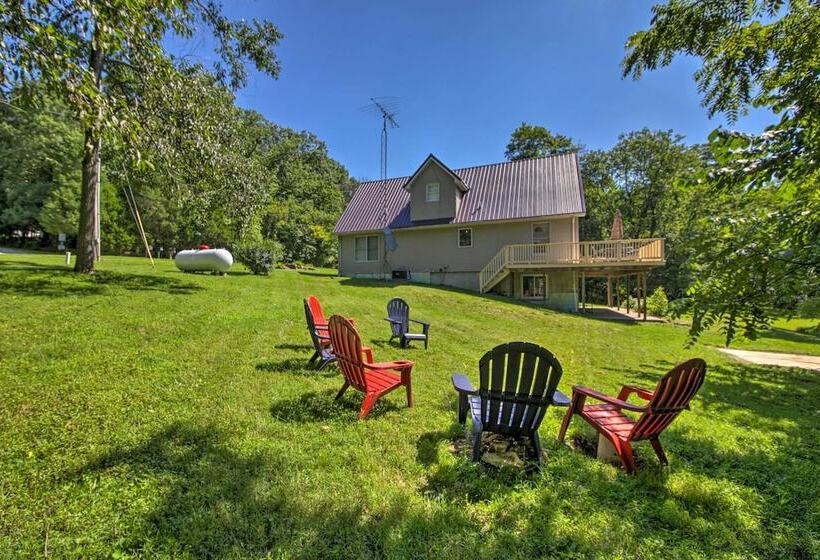 Modern Eckerty Home W/ Deck On Patoka Lake!