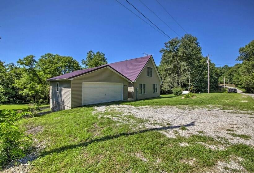 Modern Eckerty Home W/ Deck On Patoka Lake!