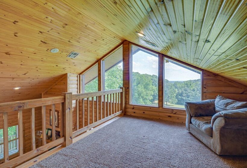 Spacious Log Cabin In Fairland, 1 Mi To Grand Lake