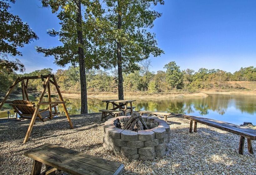 Macks Creek Cabin On 30 Acres W/ Dock & Watercraft