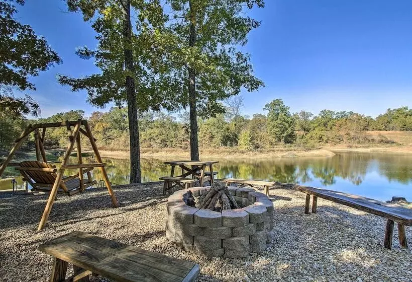 Macks Creek Cabin On 30 Acres W/ Dock & Watercraft
