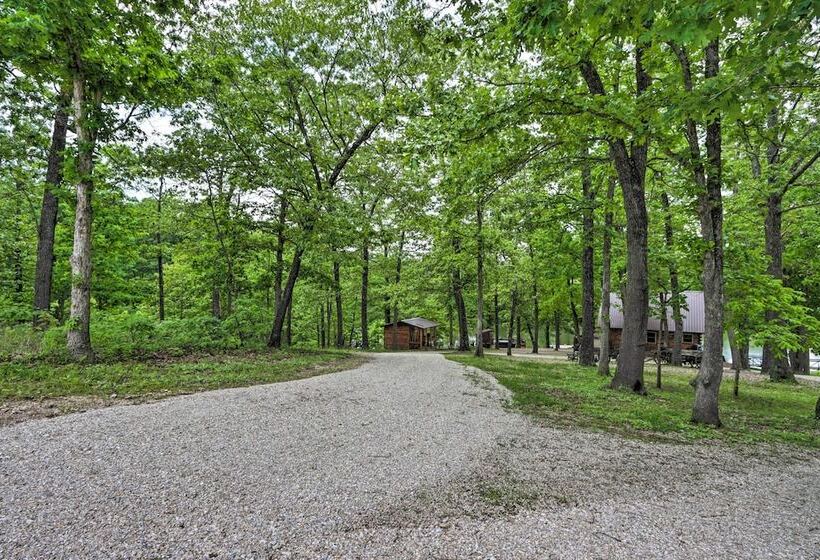 Macks Creek Cabin On 30 Acres W/ Dock & Watercraft