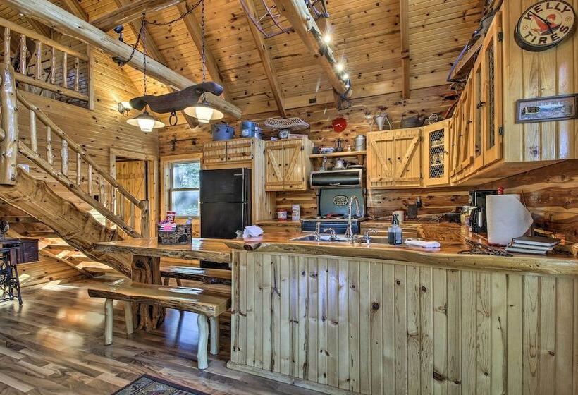 Macks Creek Cabin On 30 Acres W/ Dock & Watercraft