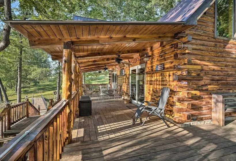 Macks Creek Cabin On 30 Acres W/ Dock & Watercraft
