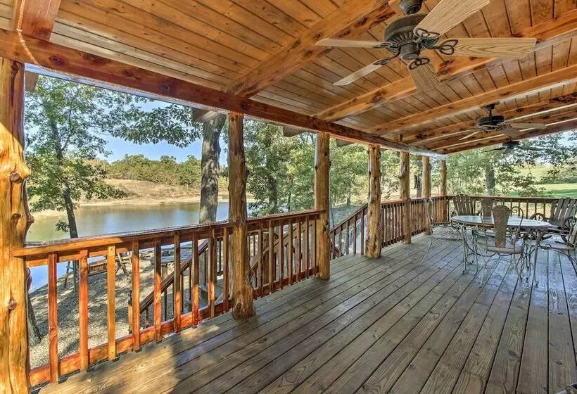 Macks Creek Cabin On 30 Acres W/ Dock & Watercraft