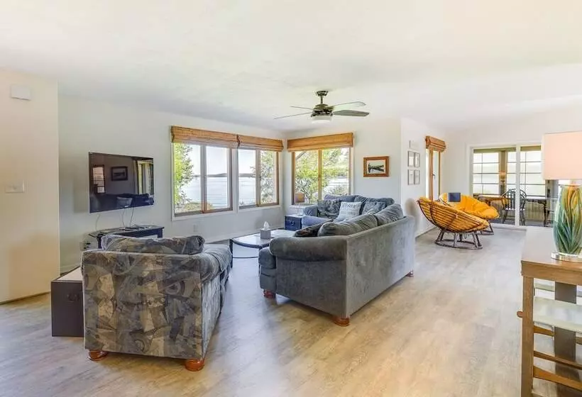 The View   Waterfront Lake Anna Home W/ Dock!