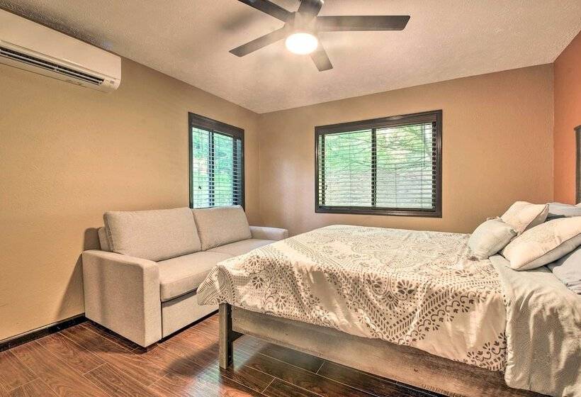 Waterfront Lake Harmony Home W/ Hot Tub & Fire Pit