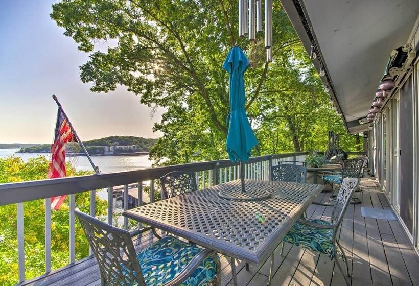 Waterfront Lake Ozark Home W/ Deck & Grill!