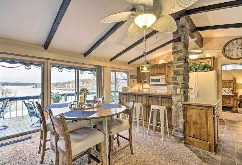 Waterfront Lake Ozark Home W/ Deck & Grill!