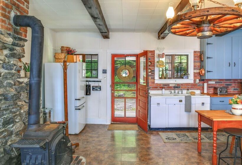 Authentic 1912 Adirondack Lake Camp W/ Fire Pit