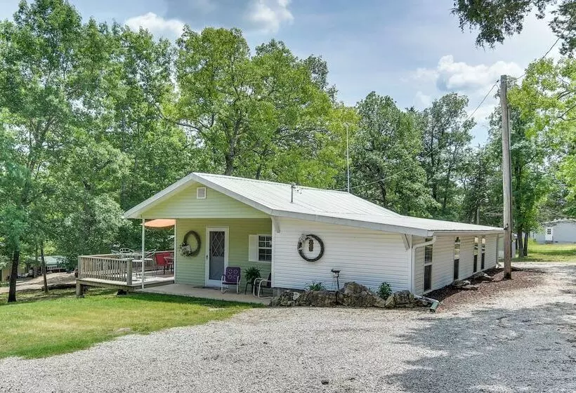 Bull Shoals Lake Home W/ Porch   Steps To Water!