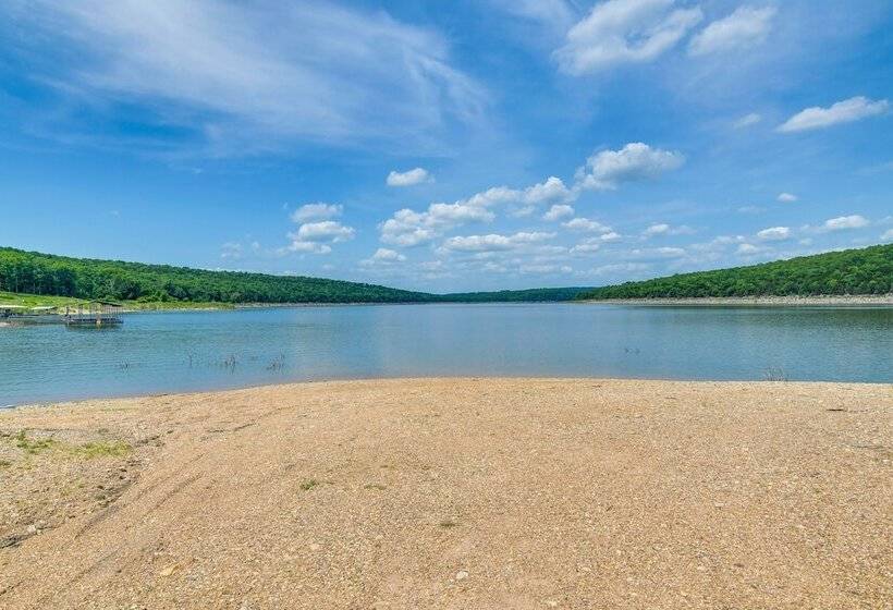 Bull Shoals Lake Home W/ Porch   Steps To Water!
