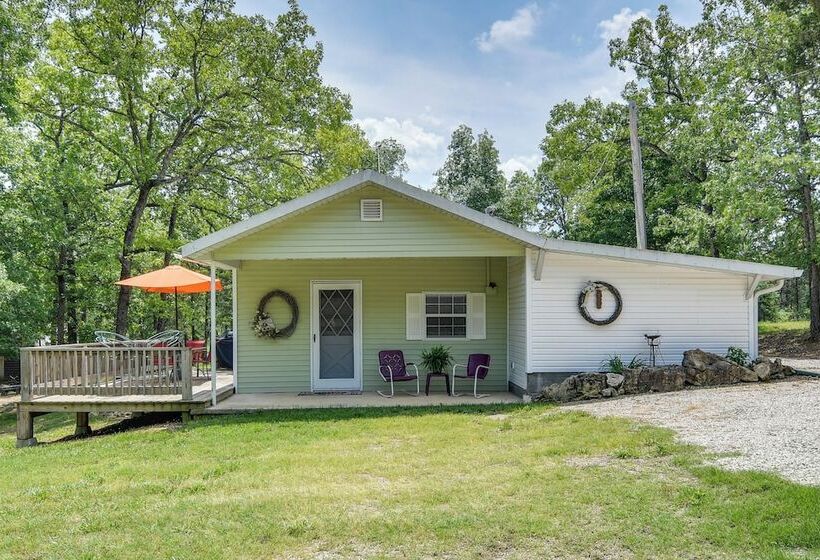 Bull Shoals Lake Home W/ Porch   Steps To Water!