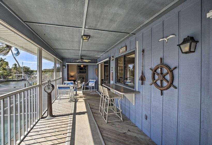 Private Pool & Deck: Canalfront St James City Home