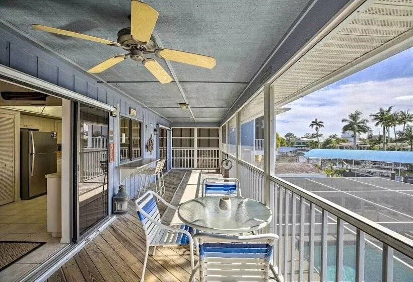 Private Pool & Deck: Canalfront St James City Home